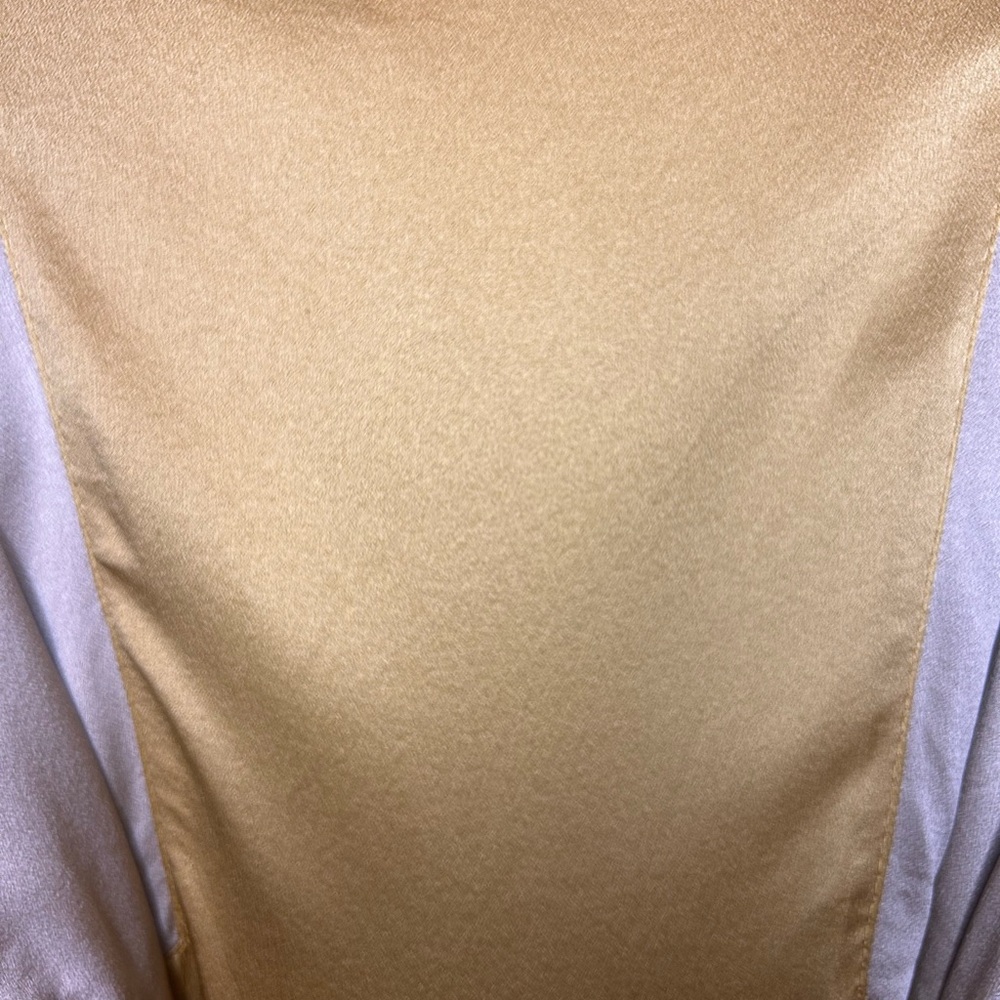 MaxMara Gold and Tan Midi Dress size 8 - Picture 3 of 8